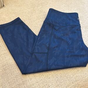 ZYIA Blue Camouflage Leggings